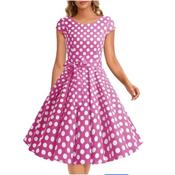 Dressy Star Dresses & Skirts - 2/$30 Dressystar Women Vintage Cocktail Dress 1950s Retro Rockabilly Dress XS